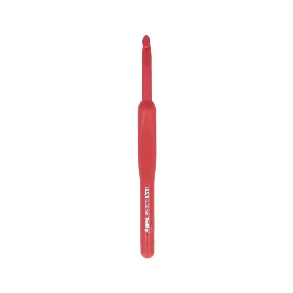 Tulip ETIMO Red Häkelnadel mit Softgriff, Farbe 6,5 – Metall bei Lieblingsgarn