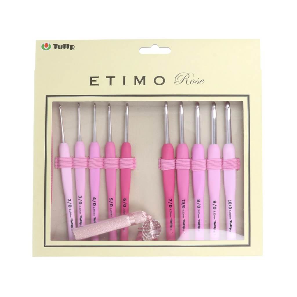 Tulip ETIMO Rose Häkelnadel mit Softgriff Set bei bei bei bei bei bei bei bei bei bei bei bei bei bei bei bei Lieblingsgarn