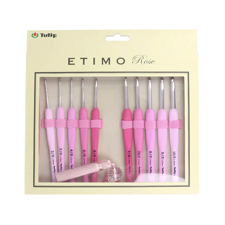 Tulip ETIMO Rose Häkelnadel mit Softgriff Set bei bei bei bei bei bei bei bei bei bei bei bei bei bei bei bei Lieblingsgarn