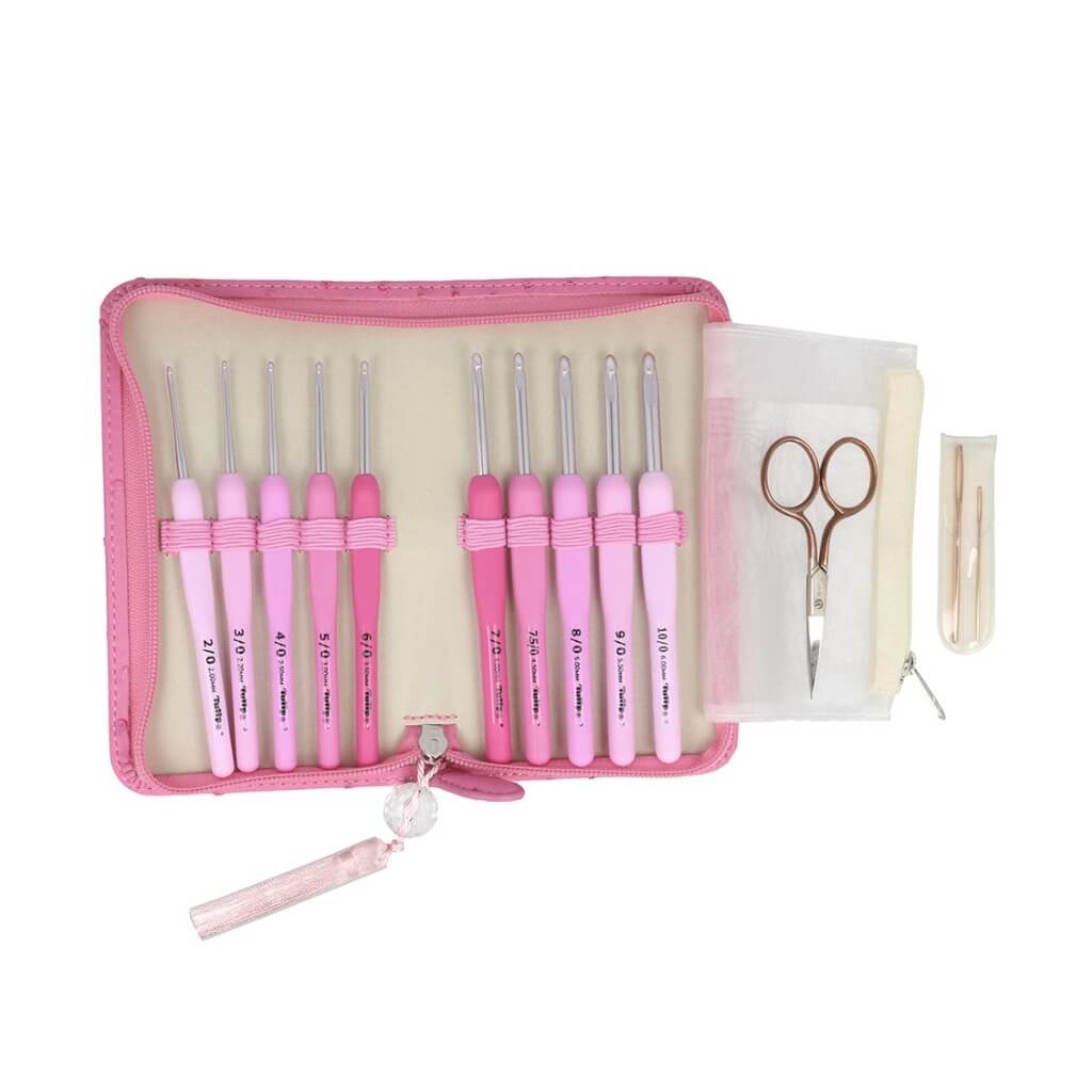 Tulip ETIMO Rose Häkelnadel mit Softgriff Set bei bei bei bei bei bei bei bei bei bei bei bei bei bei bei bei Lieblingsgarn