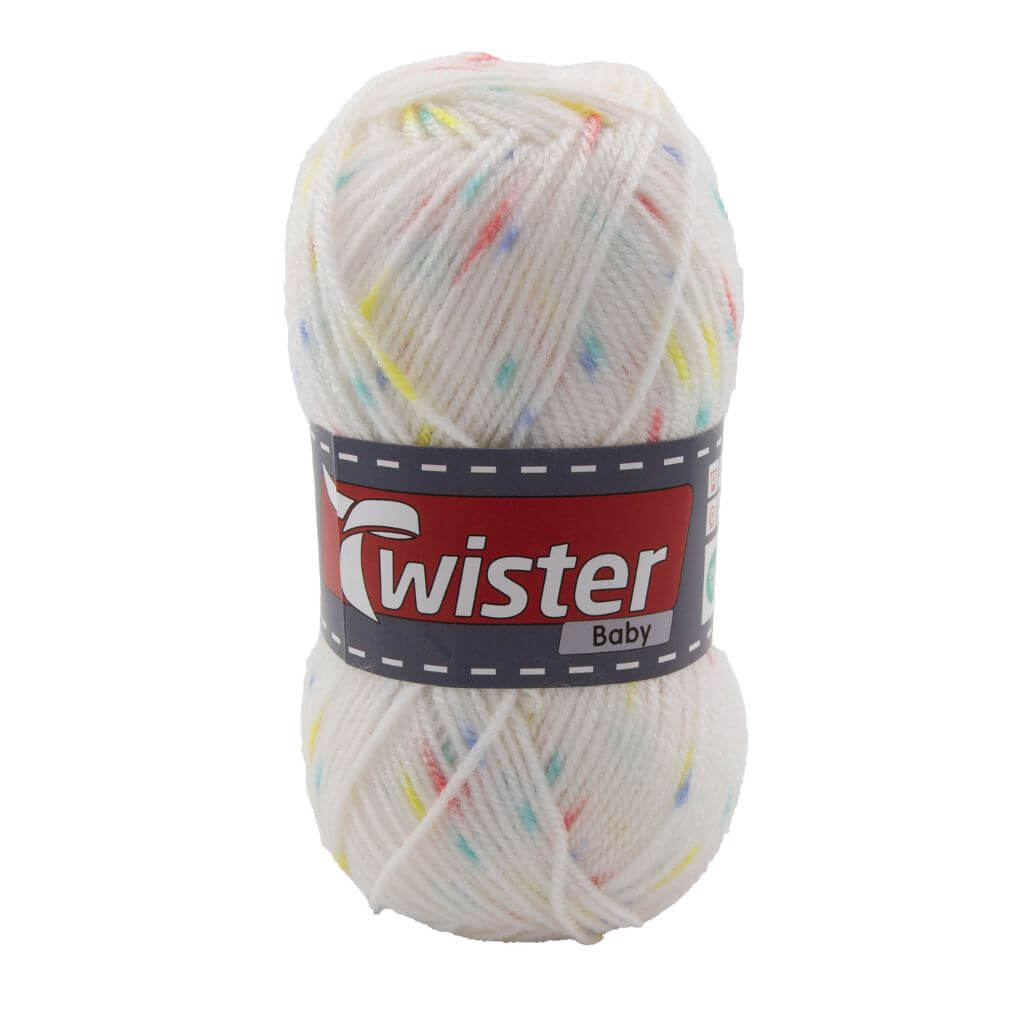 Twister Baby, Farbe 101 Confetti Col – Polyacryl bei Lieblingsgarn