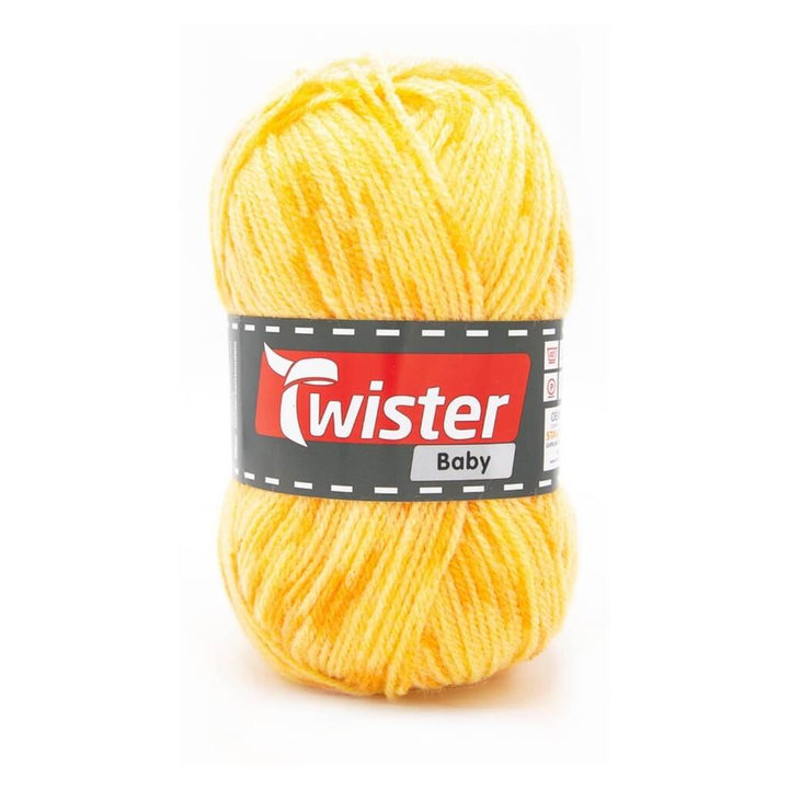 Twister Baby, Farbe 22 Gelb Multi – Polyacryl bei Lieblingsgarn
