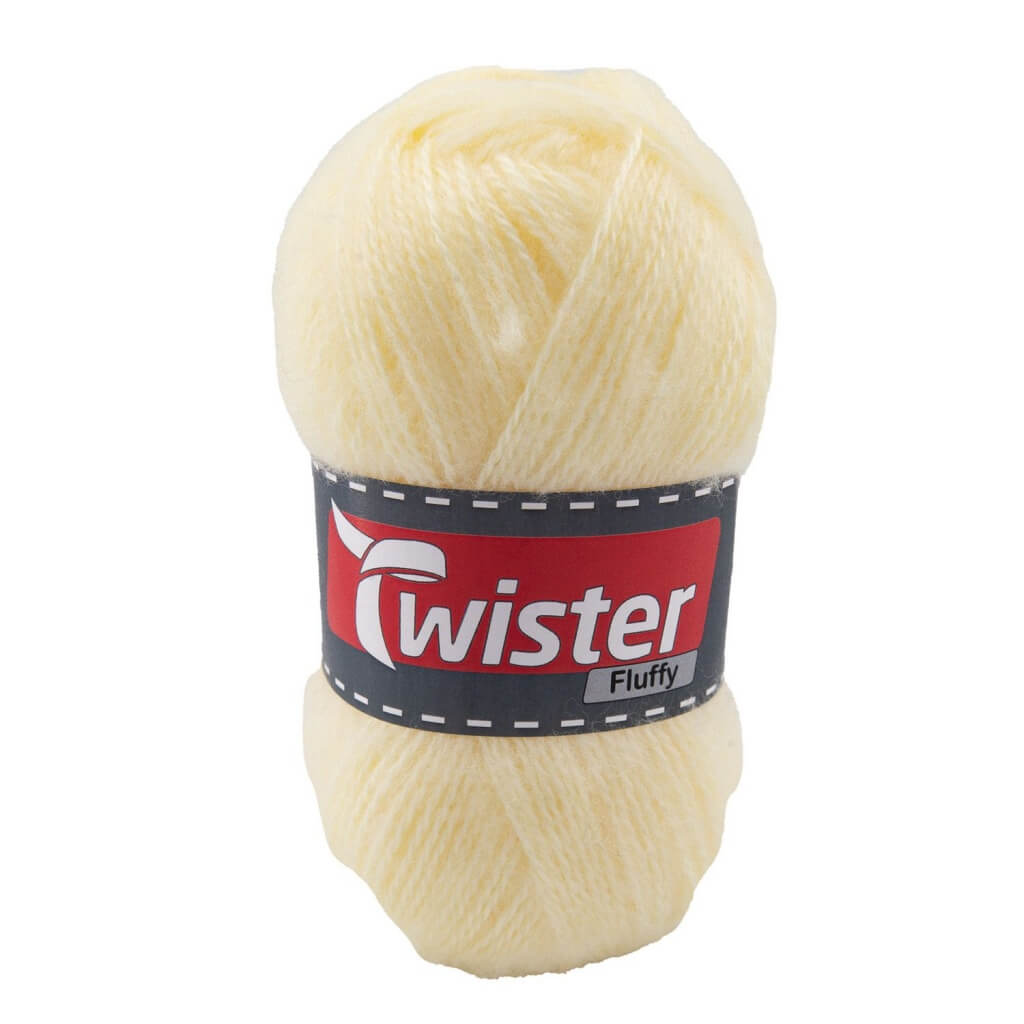 Twister Fluffy 50g - flauschige Wolle, Farbe 20 Natur – Acryl bei Lieblingsgarn