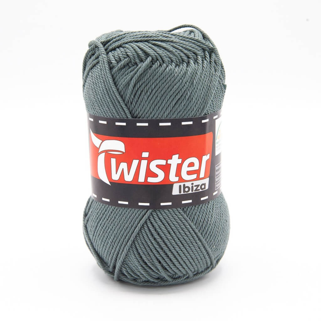 Twister Ibiza Uni, Farbe 98 Grau – Baumwolle bei Lieblingsgarn
