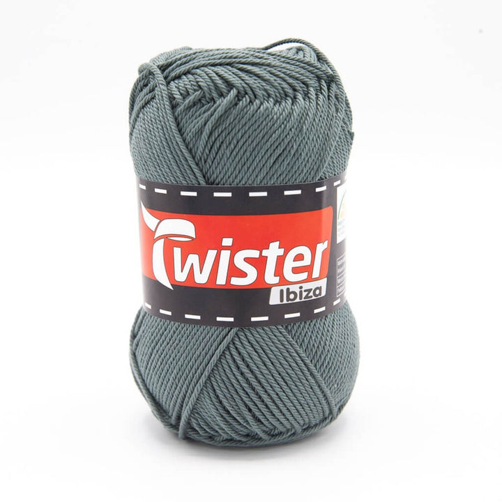 Twister Ibiza Uni, Farbe 98 Grau – Baumwolle bei Lieblingsgarn