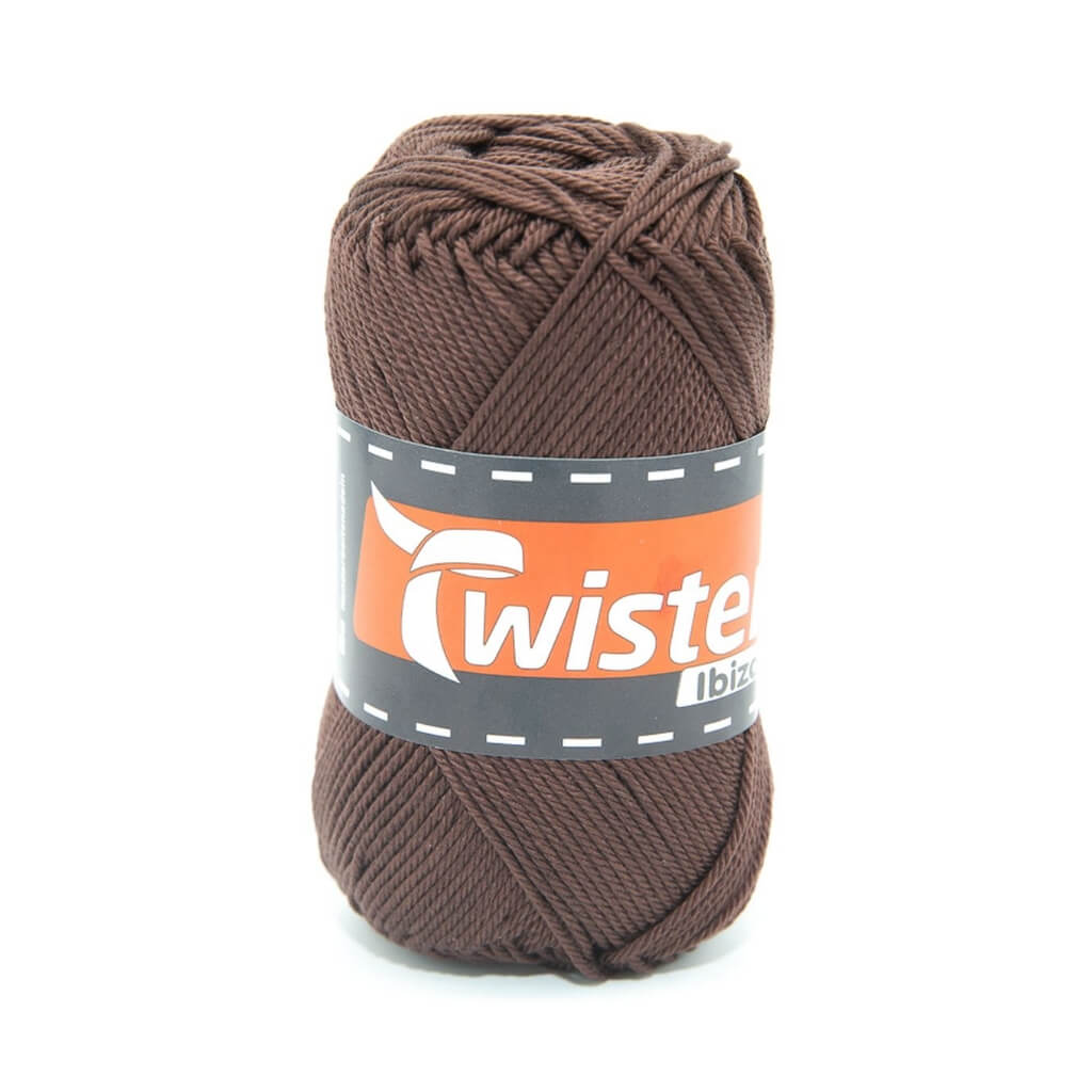Twister Ibiza Uni, Farbe 88 Kaffee – Baumwolle bei Lieblingsgarn