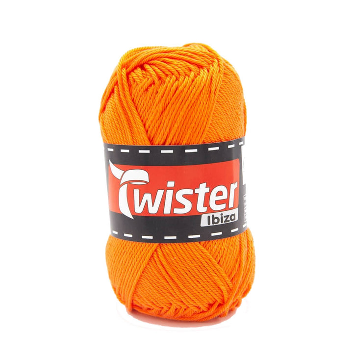 Twister Ibiza Uni, Farbe 27 Orange – Baumwolle bei Lieblingsgarn
