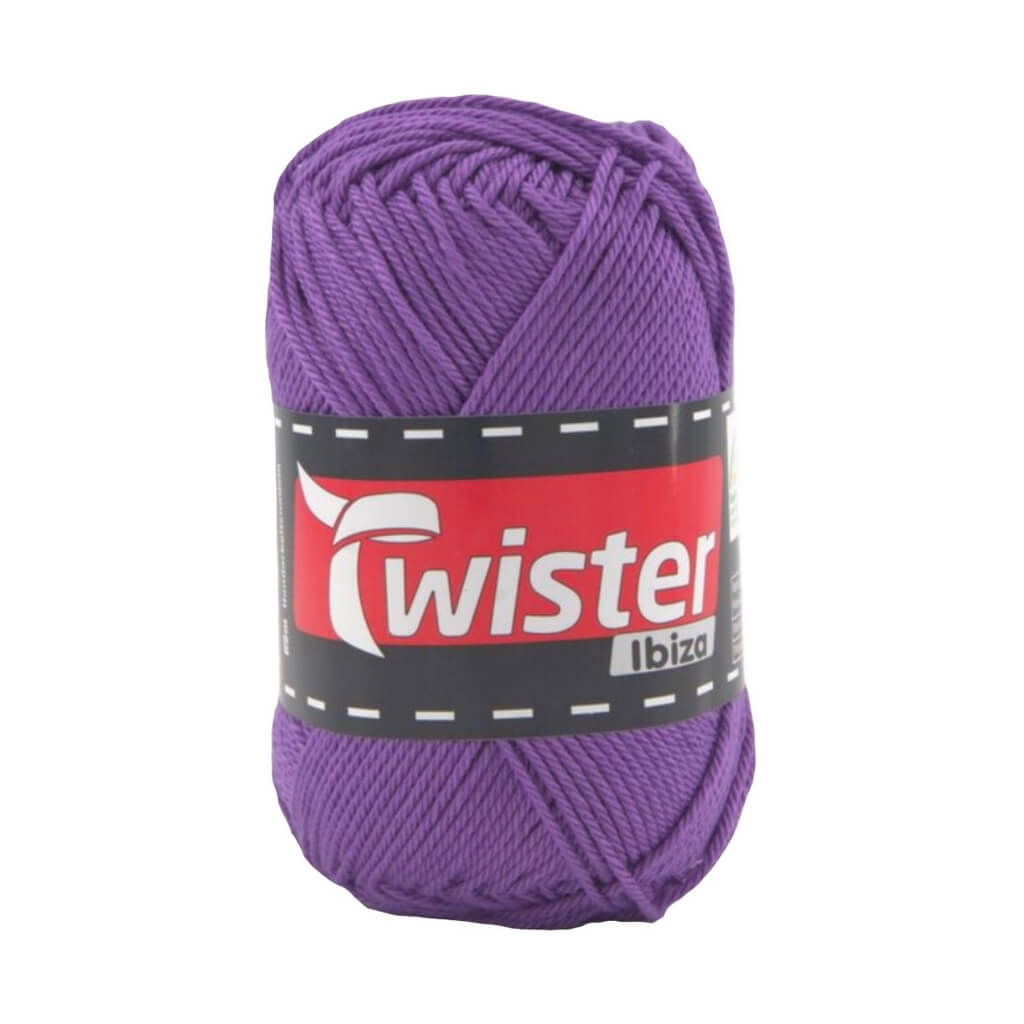 Twister Ibiza Uni, Farbe 49 Violett – Baumwolle bei Lieblingsgarn