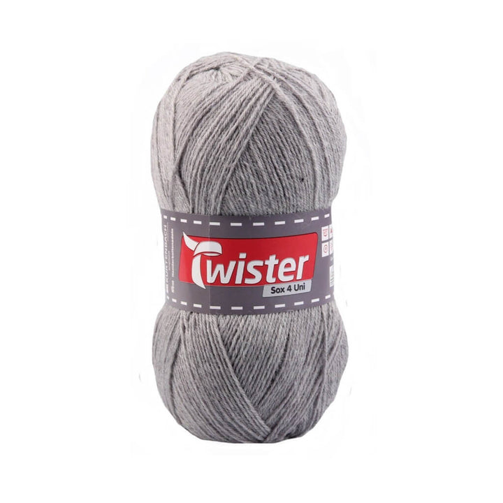 Twister Sox 100g Uni - Sockenwolle, Farbe 13 Hellgrau – Polyamid und Schurwolle bei Lieblingsgarn