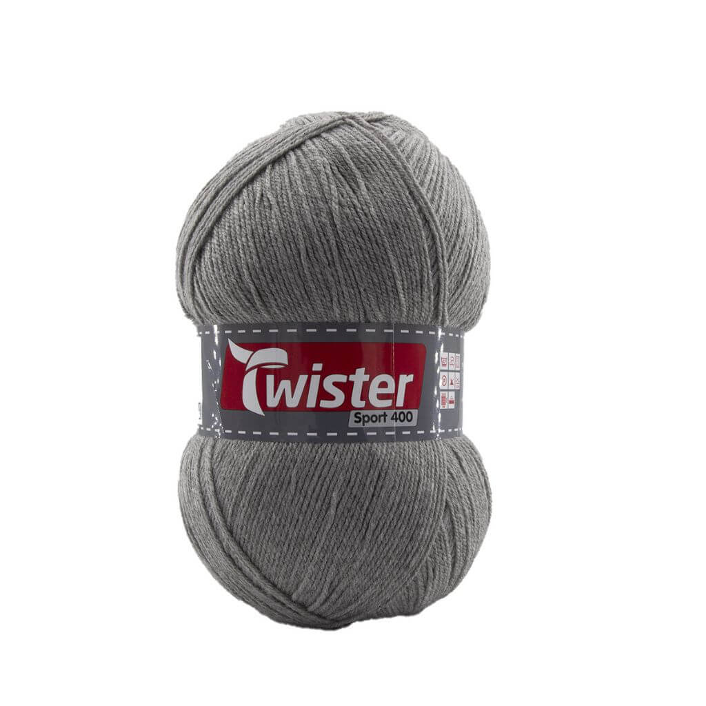 Twister Sport 400, Farbe grau – Polyacryl bei Lieblingsgarn