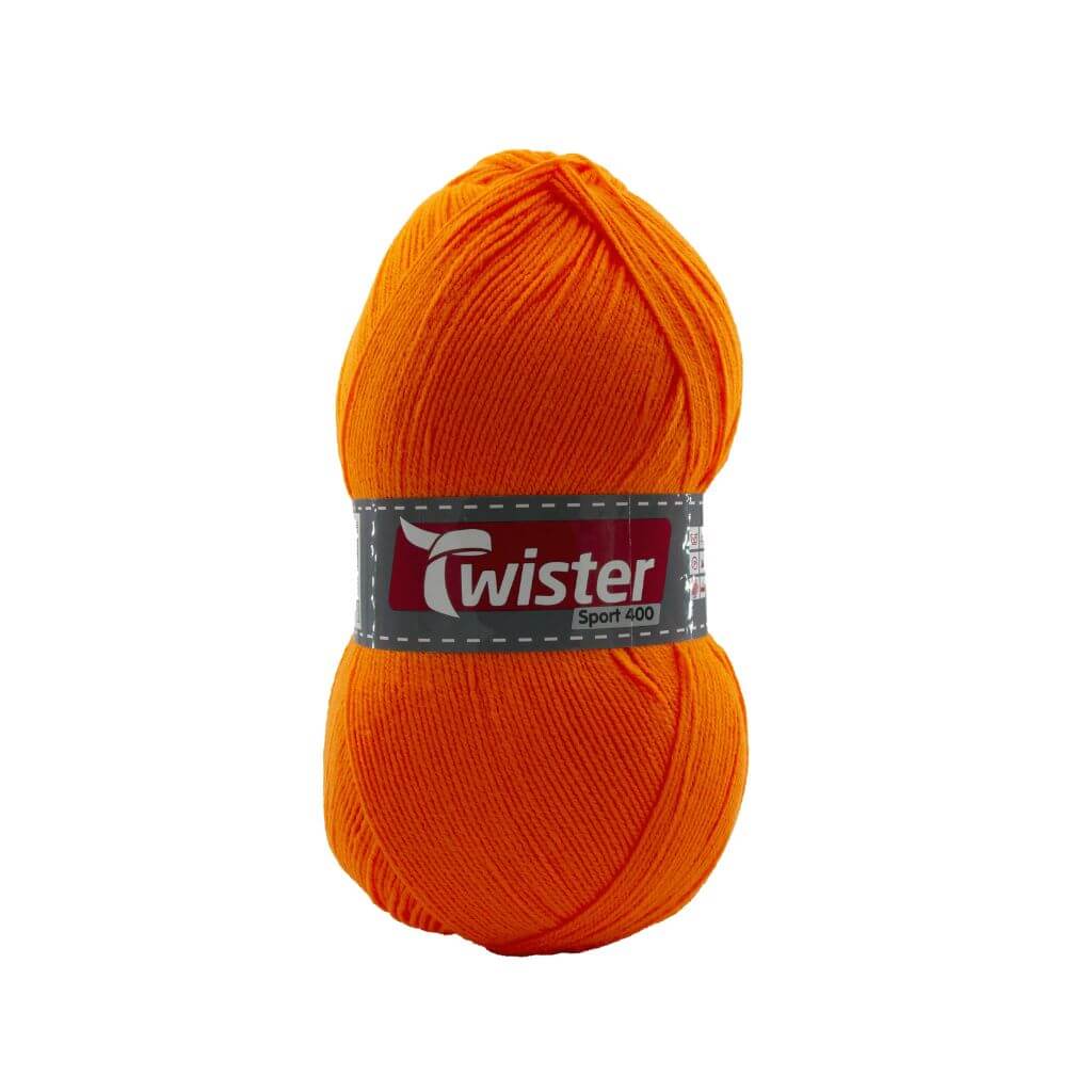 Twister Sport 400, Farbe neonorange – Polyacryl bei Lieblingsgarn