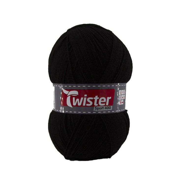 Twister Sport 400, Farbe schwarz – Polyacryl bei Lieblingsgarn