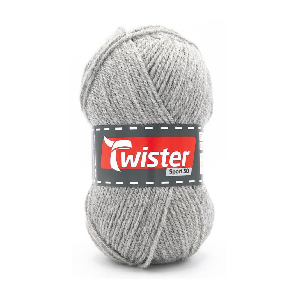 Twister Sport 50, Farbe 16 Grau – Polyacryl bei Lieblingsgarn
