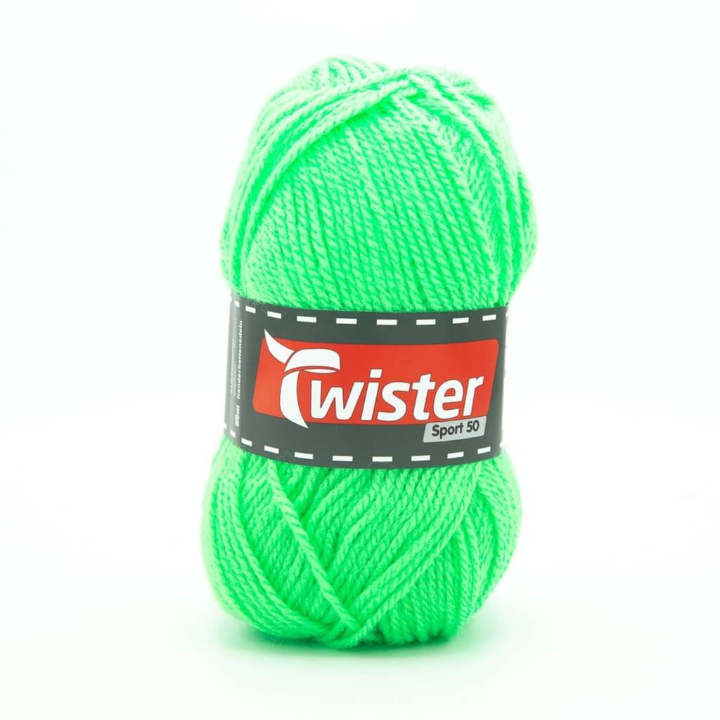 Twister Sport 50, Farbe 73 Neongrün – Polyacryl bei Lieblingsgarn