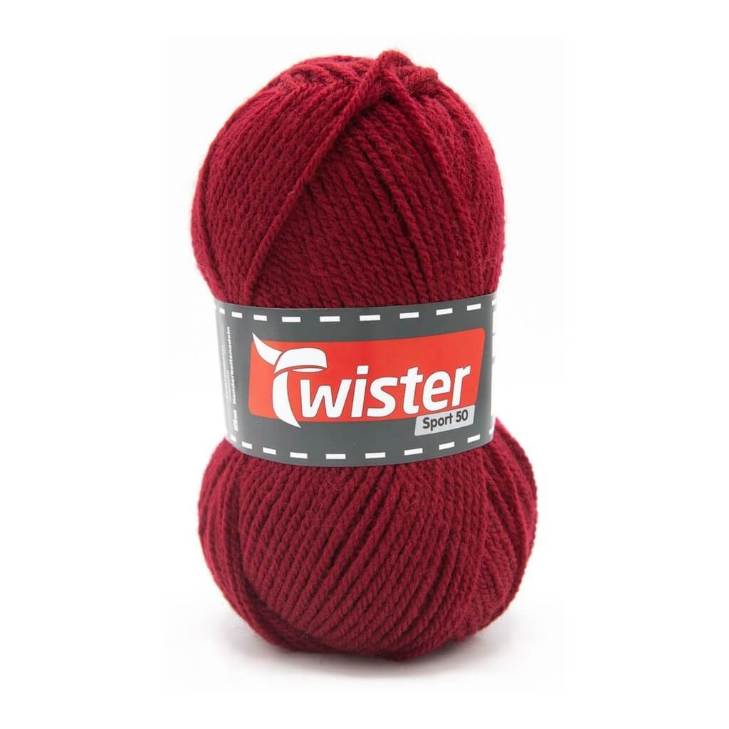 Twister Sport 50, Farbe 36 Weinrot – Polyacryl bei Lieblingsgarn