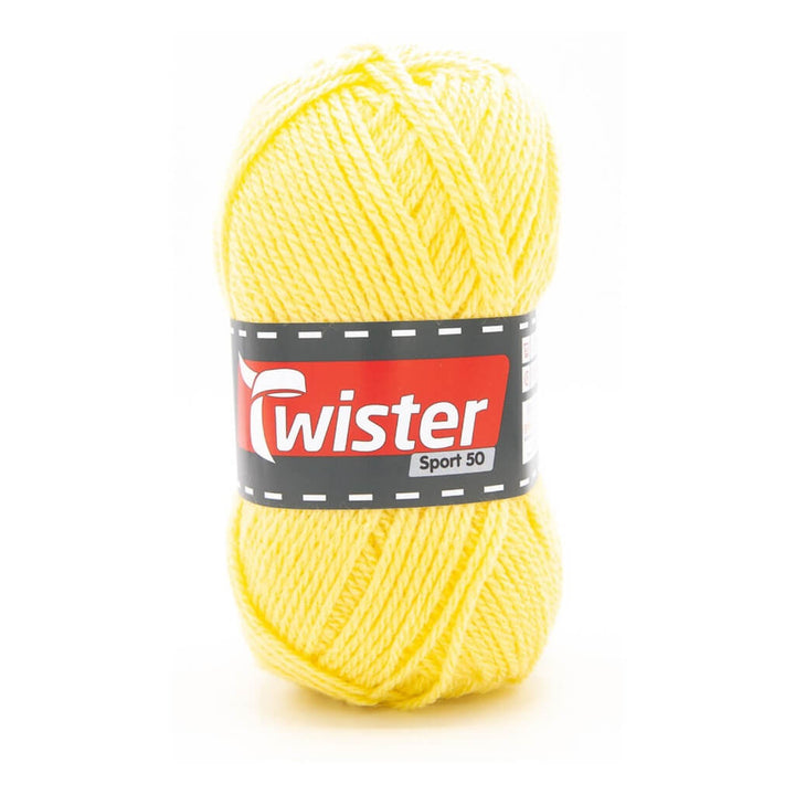 Twister Sport 50, Farbe 23 Zitrone – Polyacryl bei Lieblingsgarn