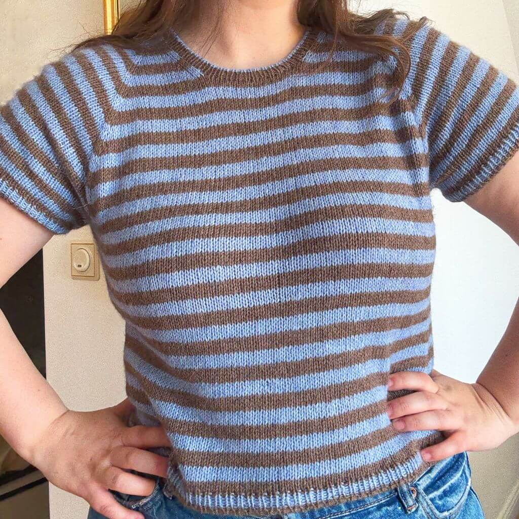 wemadewardrobe T-Shirt Mollie Tee Strickanleitung - wemadewardrobe (PDF) bei bei bei bei bei bei bei bei bei Lieblingsgarn