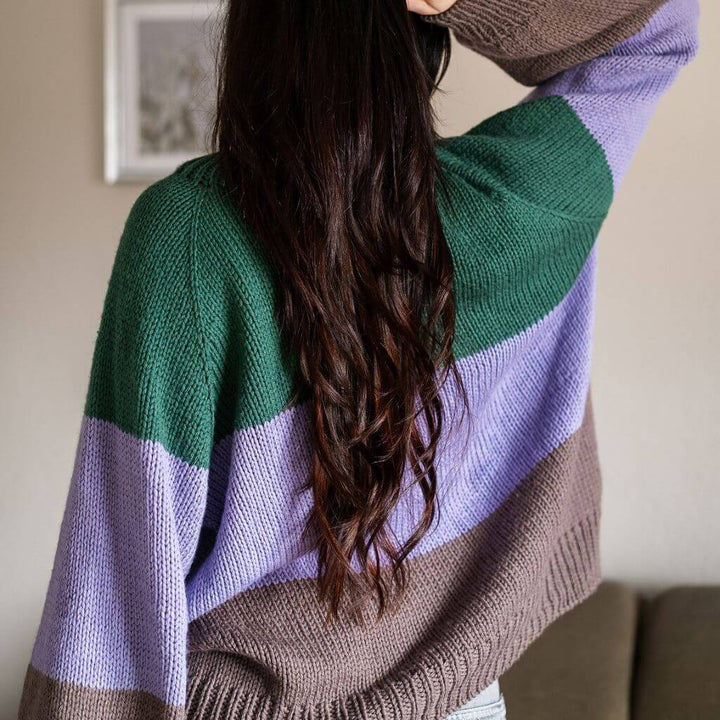 Wisteria Knitting Pattern Horizon Sweater Strickanleitung - Wisteria Knitting (PDF) bei bei bei bei bei bei Lieblingsgarn