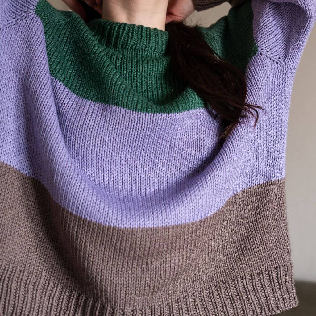 Wisteria Knitting Pattern Horizon Sweater Strickanleitung - Wisteria Knitting (PDF) bei bei bei bei bei bei Lieblingsgarn