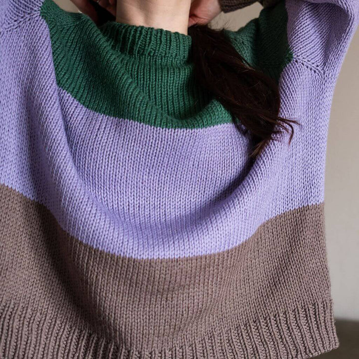 Wisteria Knitting Pattern Horizon Sweater Strickanleitung - Wisteria Knitting (PDF) bei bei bei bei bei bei Lieblingsgarn