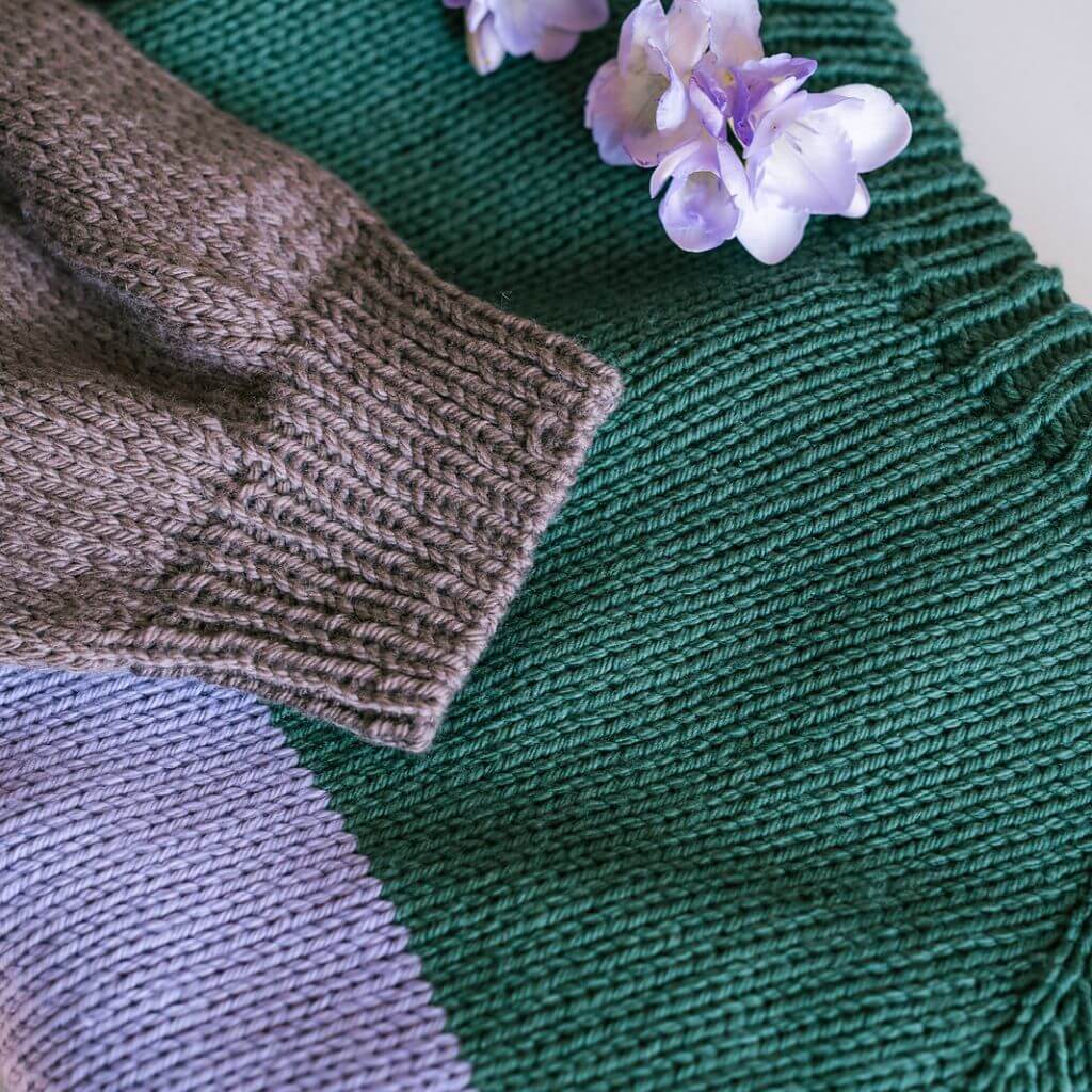 Wisteria Knitting Pattern Horizon Sweater Strickanleitung - Wisteria Knitting (PDF) bei bei bei bei bei bei Lieblingsgarn