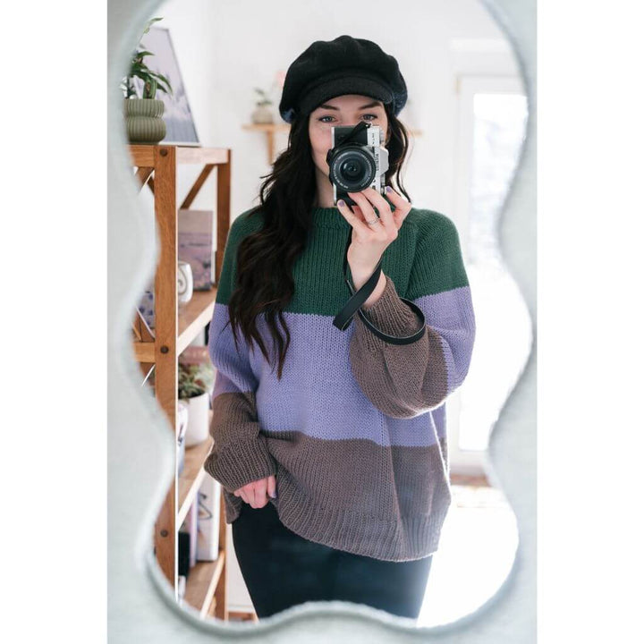 Wisteria Knitting Pattern Horizon Sweater Strickanleitung - Wisteria Knitting (PDF) bei bei bei bei bei bei Lieblingsgarn