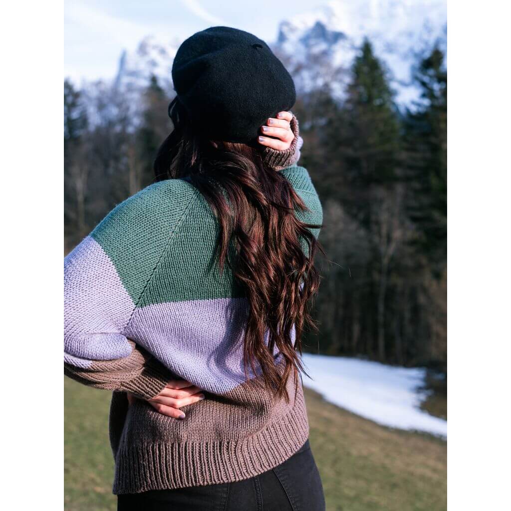 Wisteria Knitting Pattern Horizon Sweater Strickanleitung - Wisteria Knitting (PDF) bei bei bei bei bei bei Lieblingsgarn