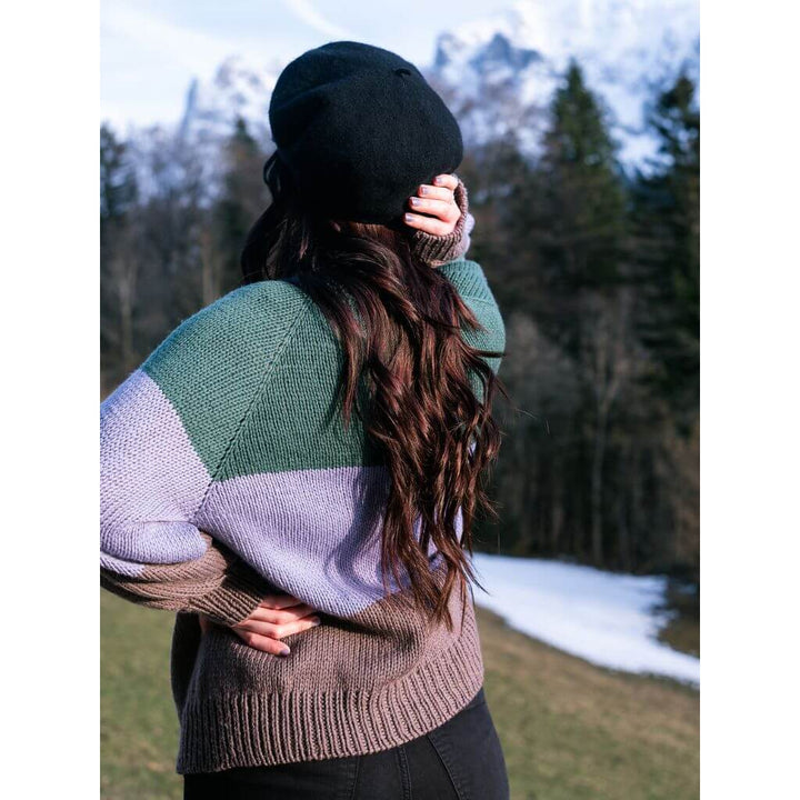 Wisteria Knitting Pattern Horizon Sweater Strickanleitung - Wisteria Knitting (PDF) bei bei bei bei bei bei Lieblingsgarn