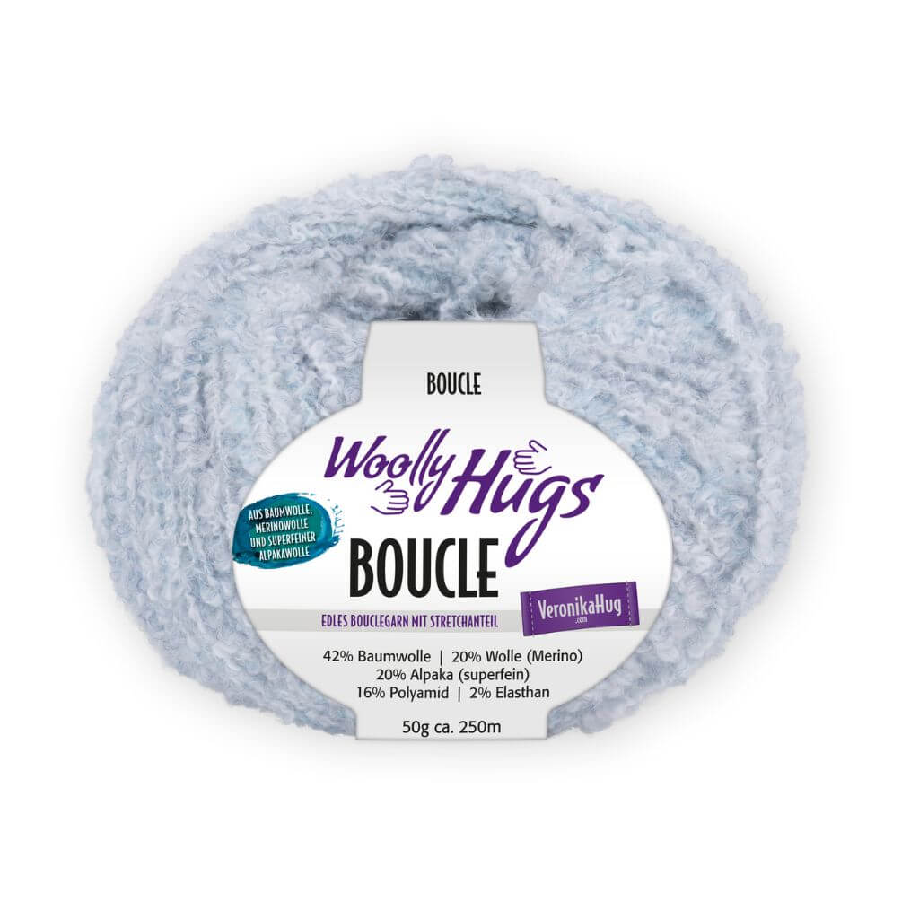 Woolly Hugs Bouclé, Farbe 56 – Alpaka, Baumwolle und Merino bei Lieblingsgarn