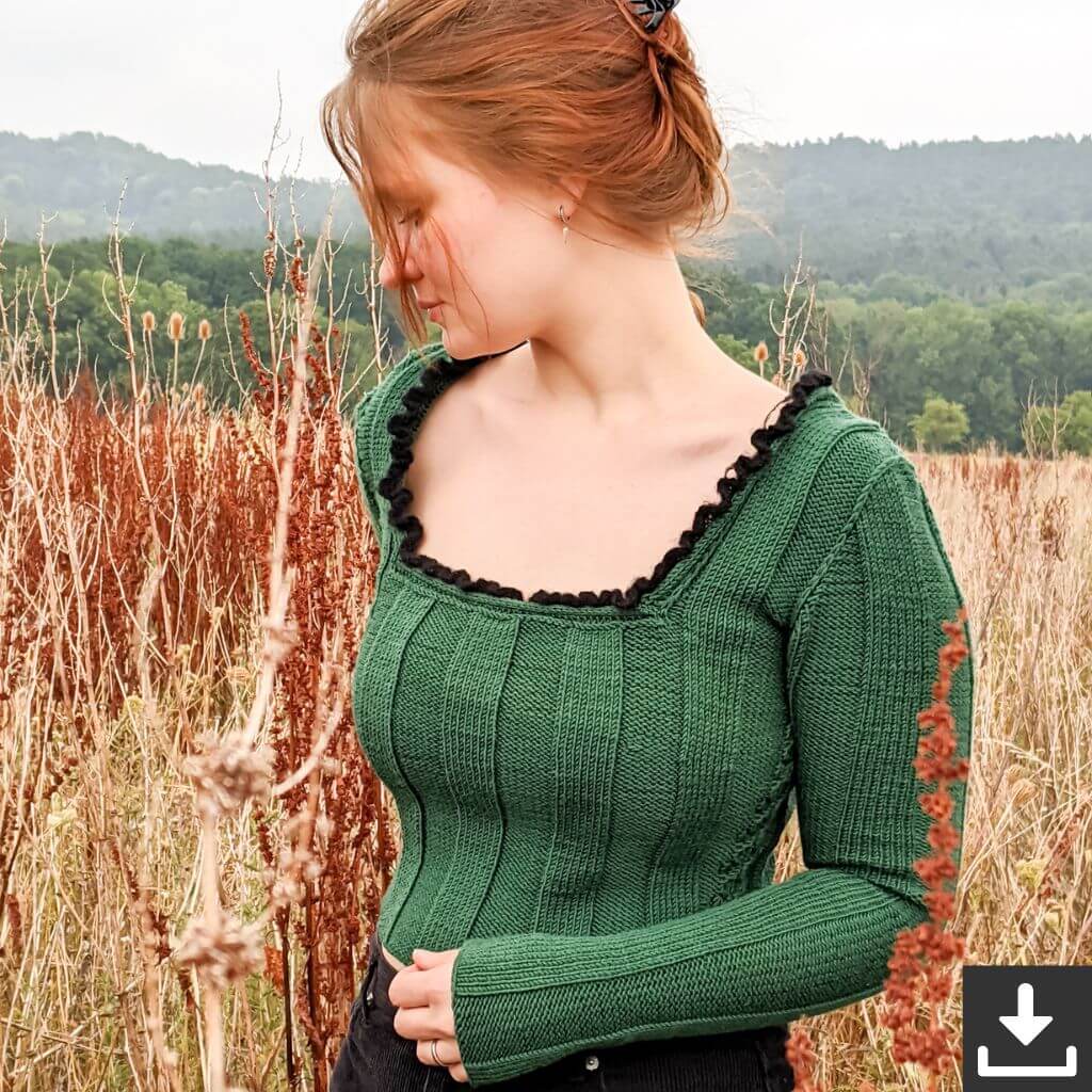 Yarn Me Up Morticia Sweater Strickanleitung - Yarn me Up (PDF) bei bei bei bei bei bei bei bei bei bei Lieblingsgarn