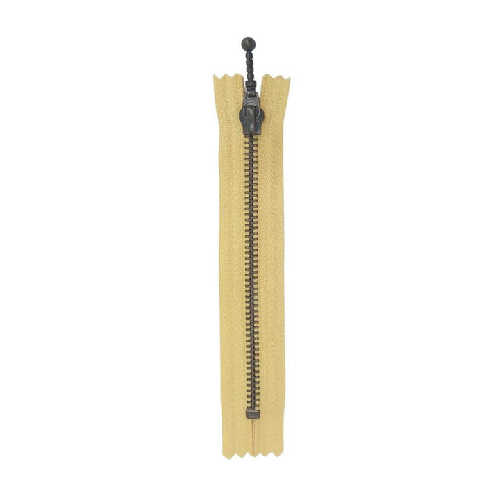 YKK Reißverschluss nicht teilbar 18 cm, Farbe 178 Lemon – Metall und Polyester bei Lieblingsgarn