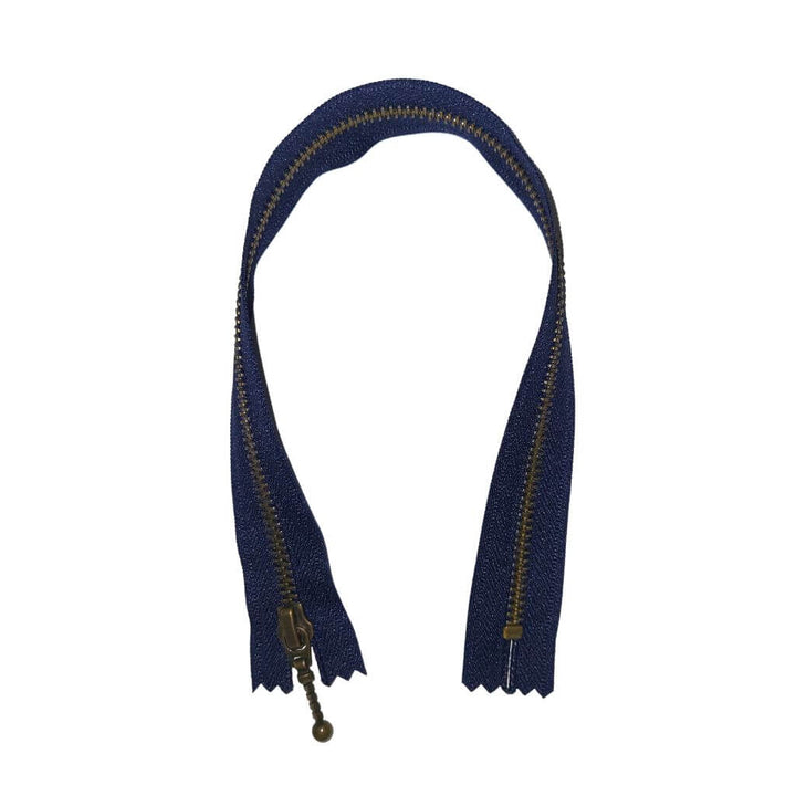 YKK Reißverschluss nicht teilbar 36 cm, Farbe 058 Marine – Metall und Polyester bei Lieblingsgarn