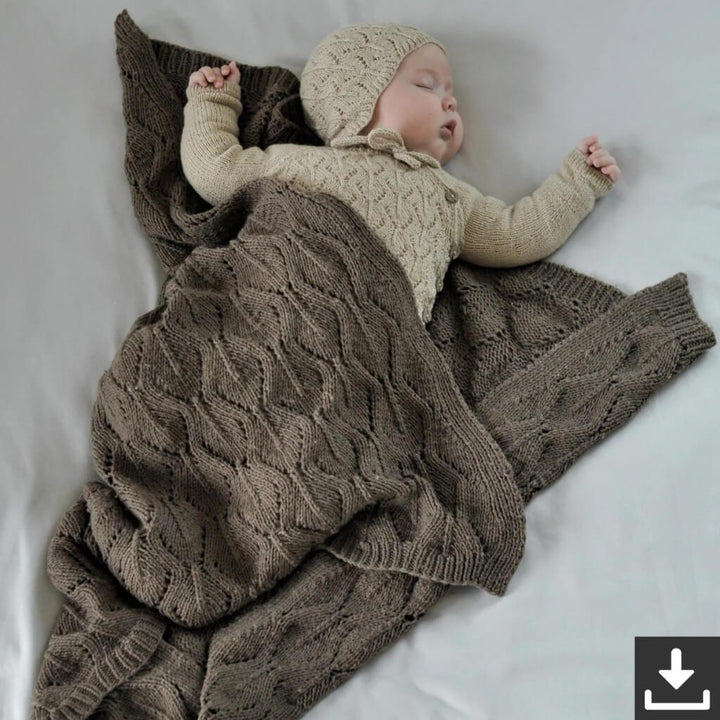 Yndestrikk Pattern Babydecke Lille Spire Strickanleitung - Yndestrikk (PDF) bei bei bei bei bei bei bei bei Lieblingsgarn