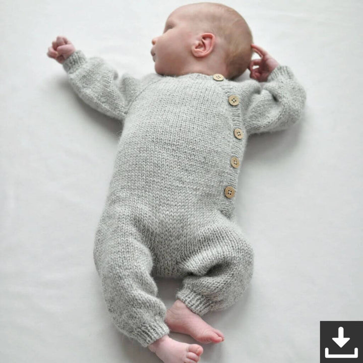 Yndestrikk Pattern Langer Babystrampler Strickanleitung - Yndestrikk (PDF) bei bei bei bei bei bei bei bei Lieblingsgarn