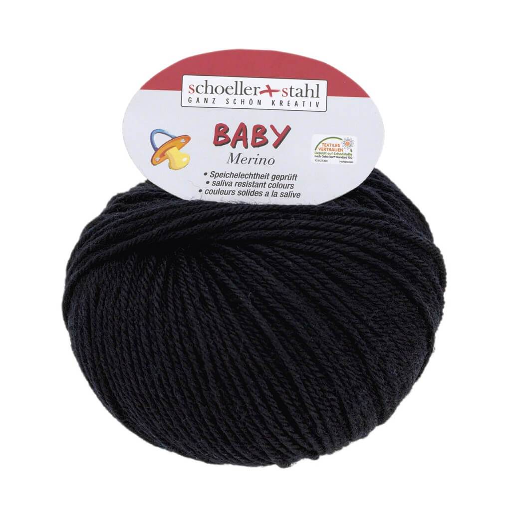 Schoeller+Stahl Baby Merino 25g 3924 - Schwarz bei bei bei bei bei bei bei bei bei bei Lieblingsgarn