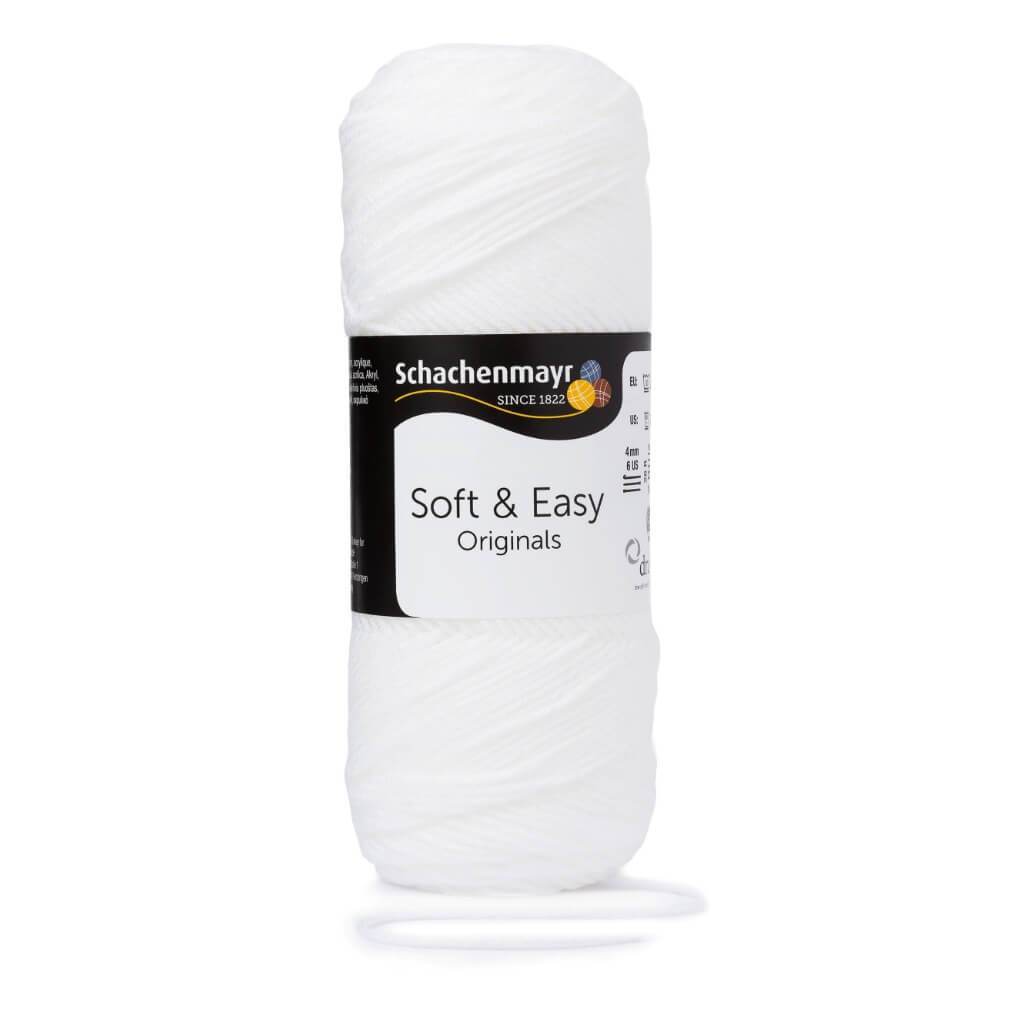 Schachenmayr Soft &amp; Easy 1 - Weiß bei bei bei bei bei bei bei bei bei bei Lieblingsgarn