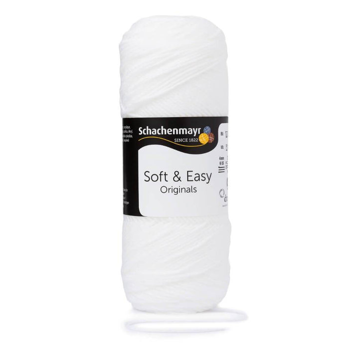Schachenmayr Soft &amp; Easy 1 - Weiß bei bei bei bei bei bei bei bei bei bei Lieblingsgarn