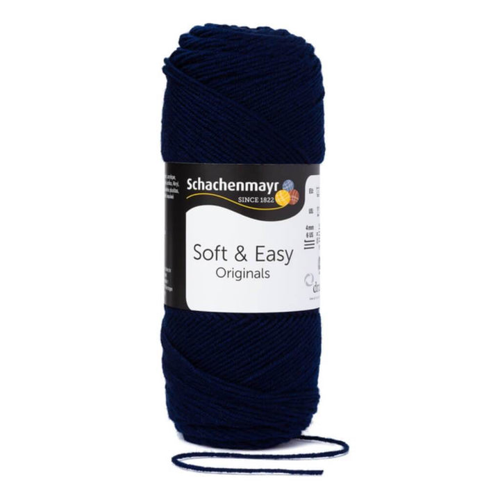 Schachenmayr Soft &amp; Easy 50 - Marine bei bei bei bei bei bei bei bei bei bei Lieblingsgarn