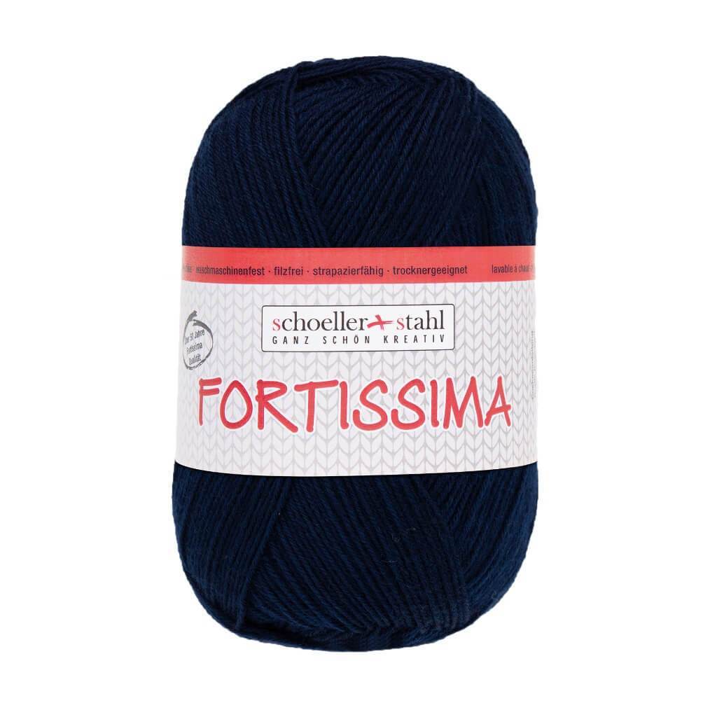 Schoeller + Stahl Fortissima Socka 100 - Sockenwolle 2004 - Nachtblau bei bei bei bei bei bei bei bei bei bei Lieblingsgarn