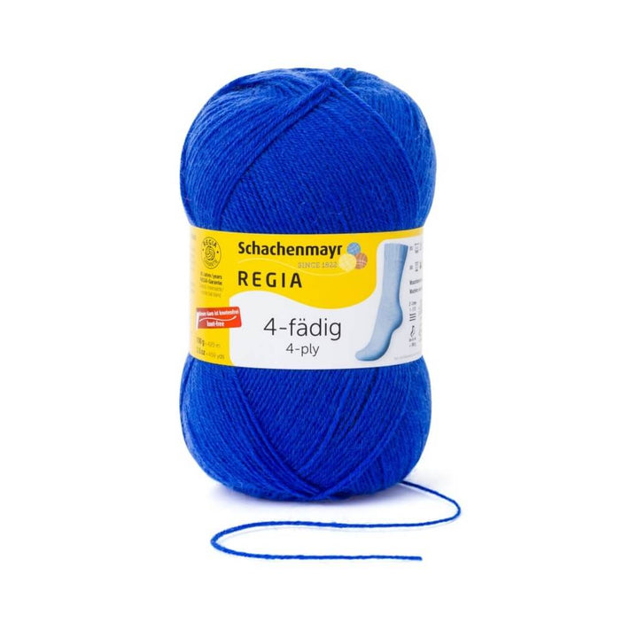 Schachenmayr Regia 4-fädig Uni 100 Gramm 6615 - Electric blue bei bei bei bei bei bei bei bei bei bei bei bei Lieblingsgarn