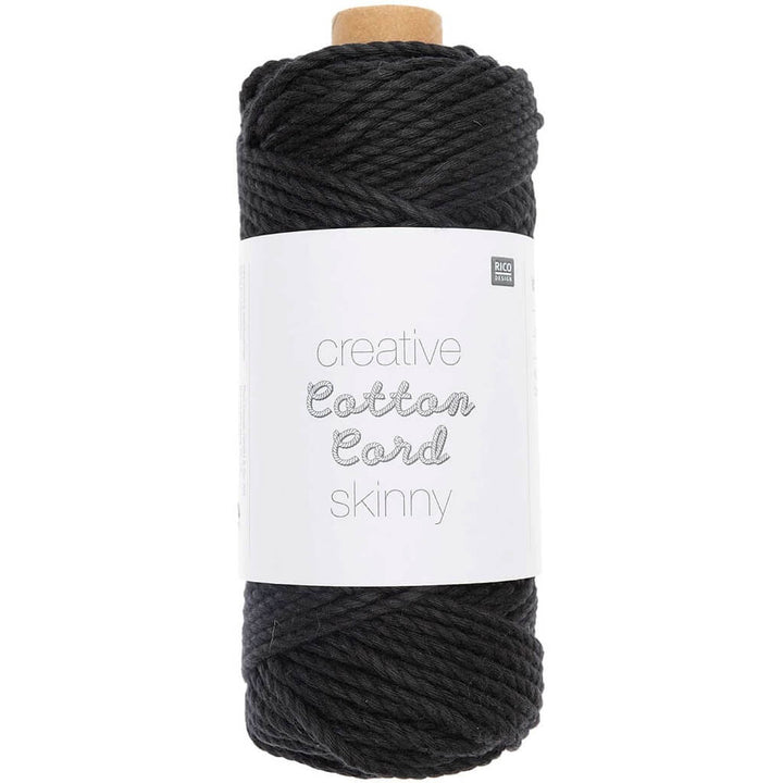 Rico Design Creative Cotton Cord Skinny 3mm x 55m Schwarz bei bei bei bei bei bei bei bei bei bei Lieblingsgarn