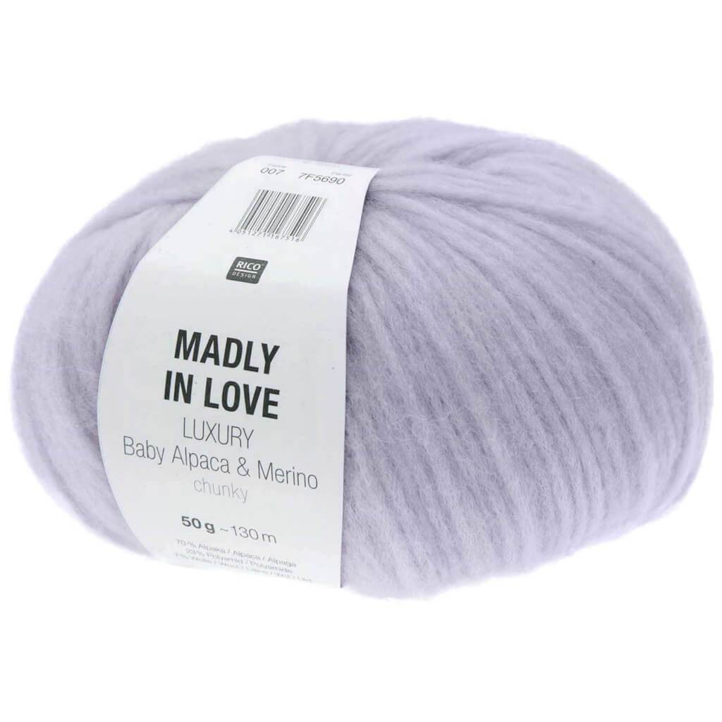 Rico Design Luxury Baby Alpaca &amp; Merino Chunky - Madly in love 007 - Flieder bei bei bei bei bei bei bei bei Lieblingsgarn
