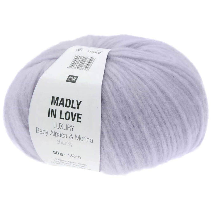 Rico Design Luxury Baby Alpaca &amp; Merino Chunky - Madly in love 007 - Flieder bei bei bei bei bei bei bei bei Lieblingsgarn