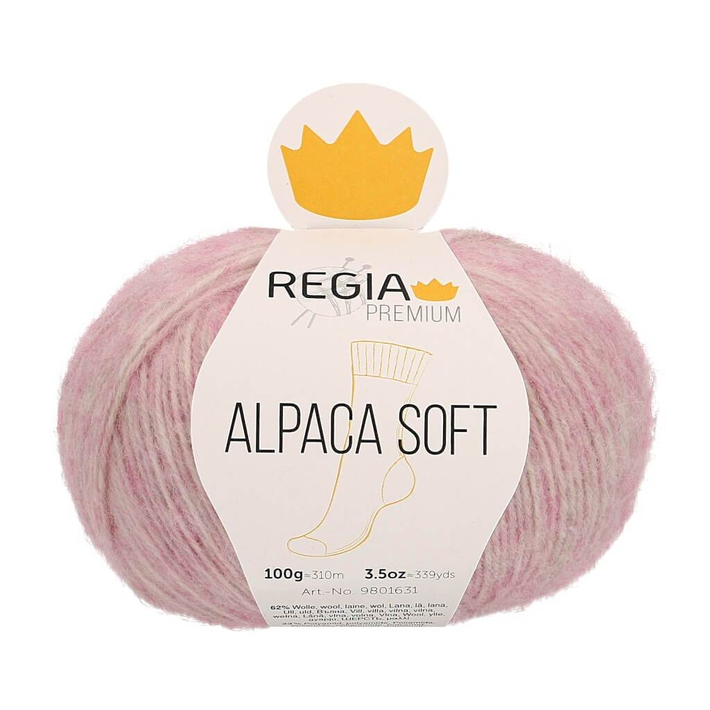 Schachenmayr Regia Premium Alpaca Soft 30 - Rosé meliert. bei bei bei bei bei bei bei bei bei bei bei Lieblingsgarn