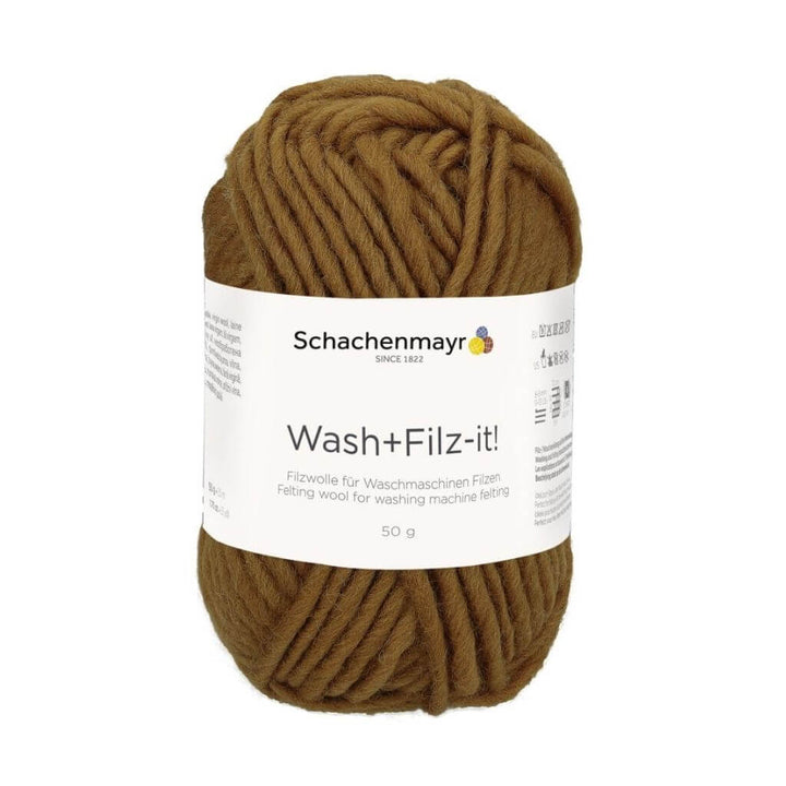 Schachenmayr Wash+Filz-it! Filzwolle 50g 47 - Gold bei bei bei bei bei bei bei bei bei bei Lieblingsgarn